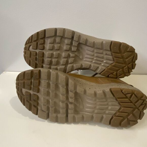 Nike Koth Ultra Mid Top GS Youth Tan Leather Lace Up Boots 859411-201 Size 5 - Picture 7 of 16